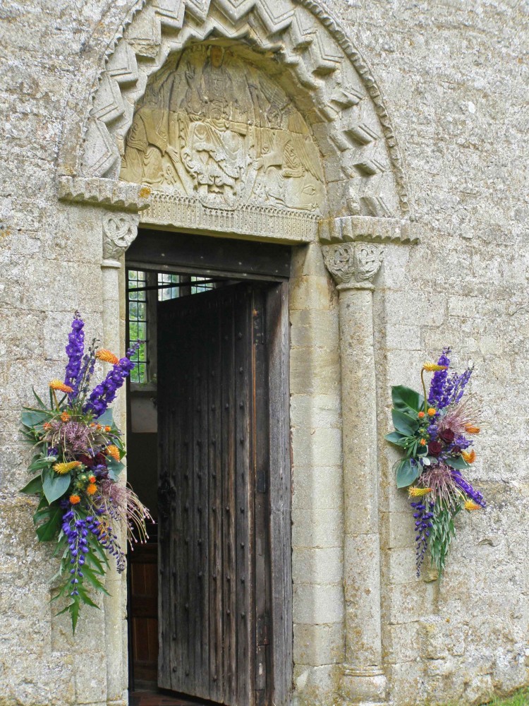 St Giles Water Stratford norman arch door and tympanum