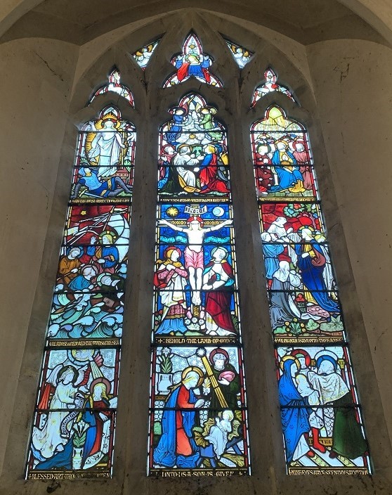 The East window at Westbury